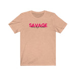 Savage. Classy Bougie! Boss Chic T-Shirt (Heather Peach) - Me You US, LLC