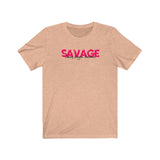 Savage. Classy Bougie! Boss Chic T-Shirt (Heather Peach) - Me You US, LLC