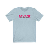 Savage. Classy Bougie! Boss Chic T-Shirt (Heather Ice Blue) - Me You US, LLC