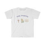 God's Property Shirt (White) - Me You US, LLC